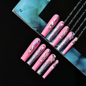 Pink Gradient Eternal Flower Diamond Style